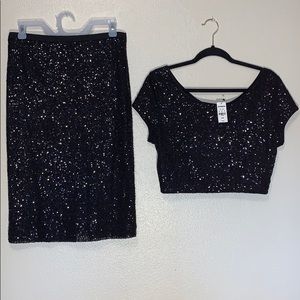 NWT Express sequin set